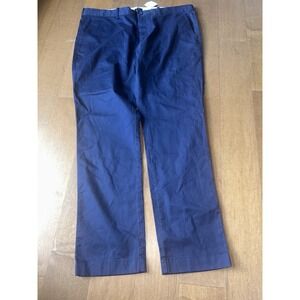 J.Crew Flex Straight Navy Dress Pants 38x32 Men Stretch Chinos